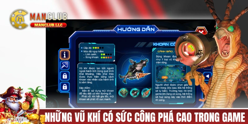 Những vũ khí có sức công phá cao trong game
